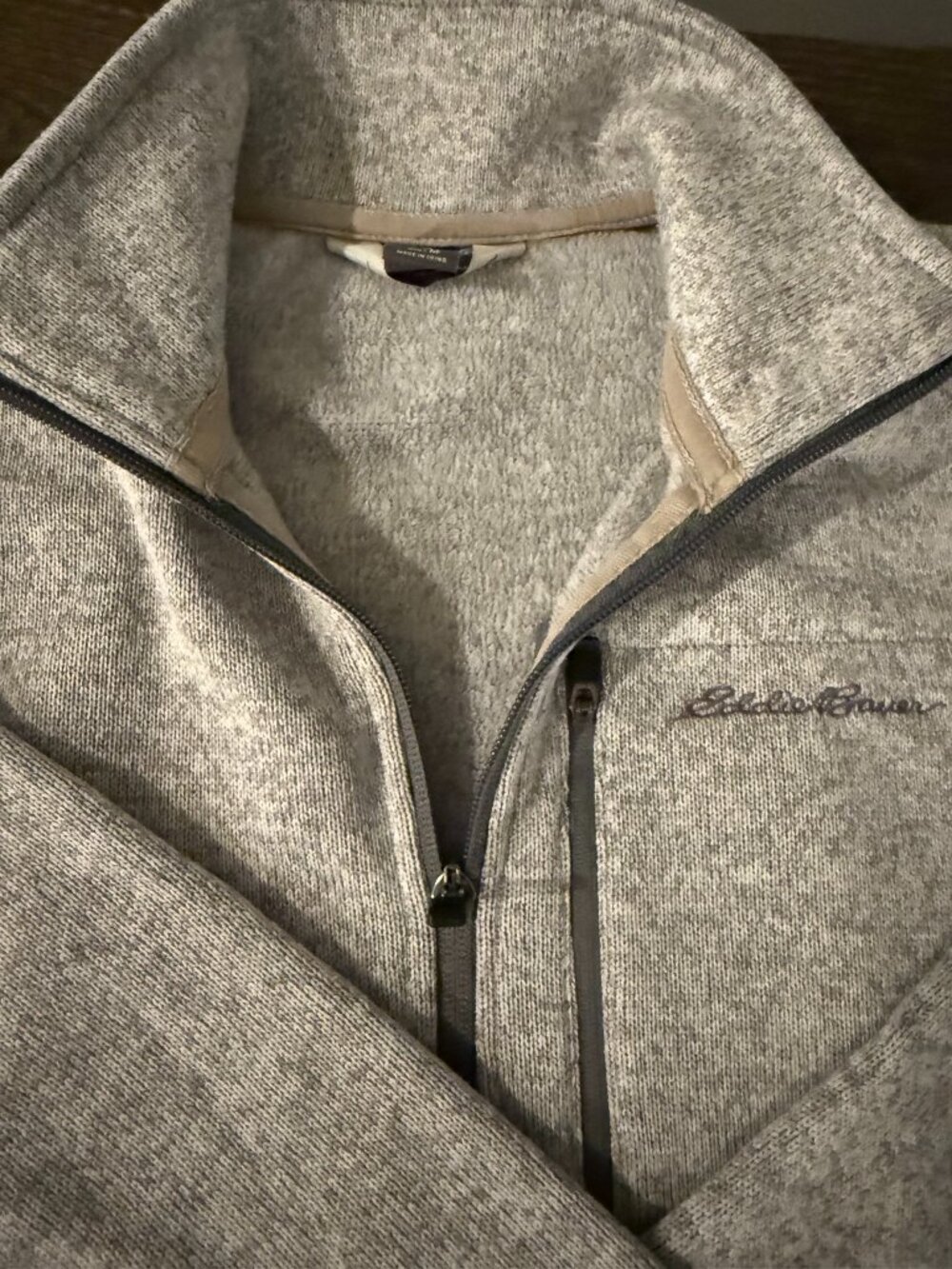 Men's quarter zip sweater Eddie Bauer